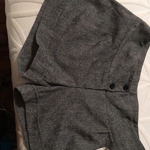 Wool dress shorts
